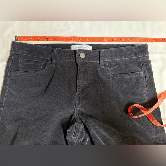 CALVIN KLEIN JEANS  Gray corduroy straight leg pants size 8 - Picture 13 of 15
